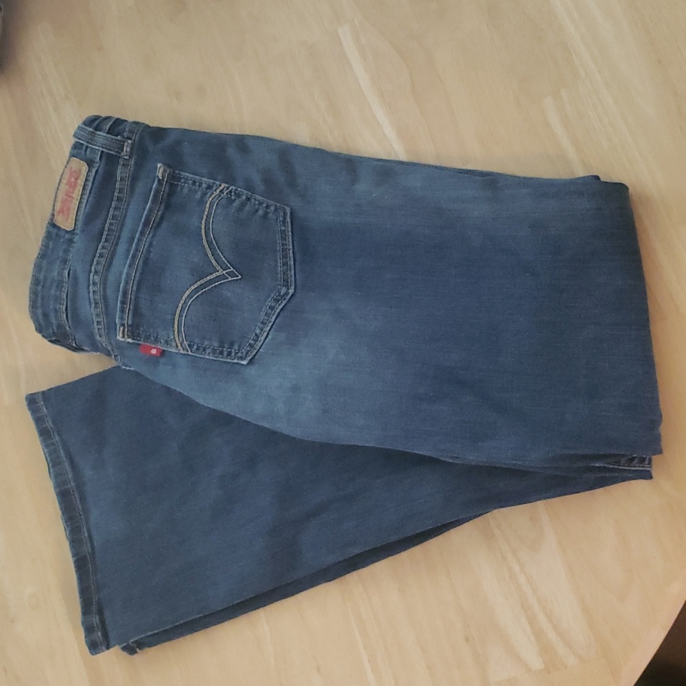 Levi superlow bootcut blue jeans size 9m